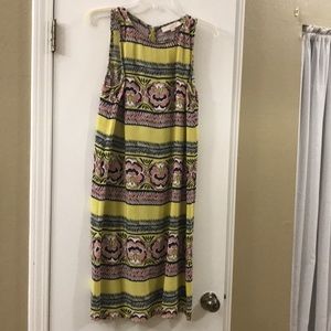 Dress navy gold white